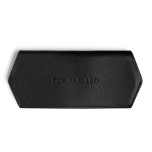 Load image into Gallery viewer, Fox &amp; Leo Glasses Case - Black
