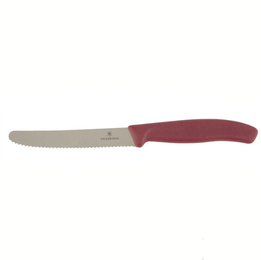 Victorinox Rounded Tip Knife 11cm - Mystery Mulberry
