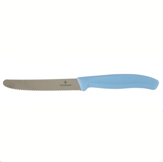 Victorinox Rounded Tip Knife 11cm - Skyline Blue