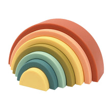 Load image into Gallery viewer, Cherry Silicone Rainbow Stacker
