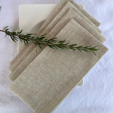 Load image into Gallery viewer, Linen Look Paper Napkins 40x40cm Pk50 - Taupe
