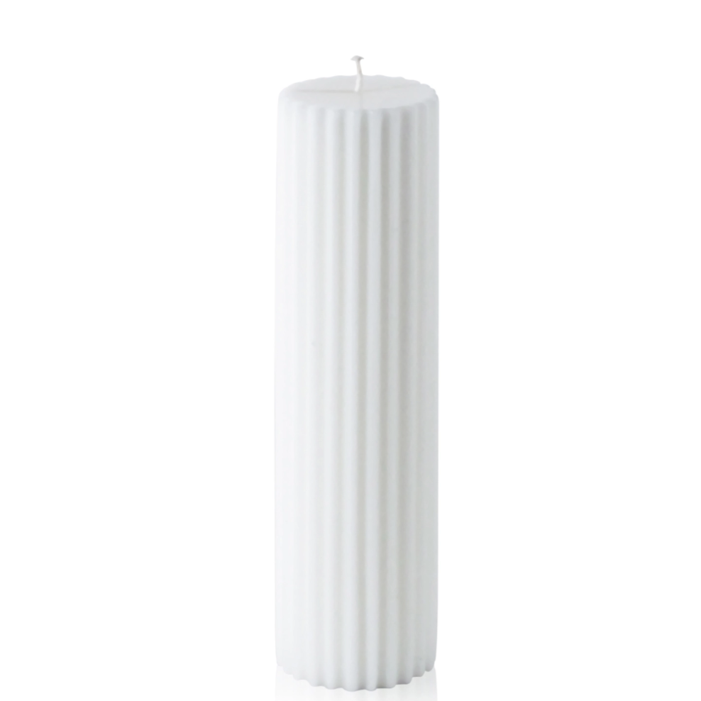 Moreton Eco Fluted Pillar 5x20cm - White