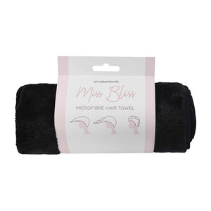 Microfibre Hair Towel - Black