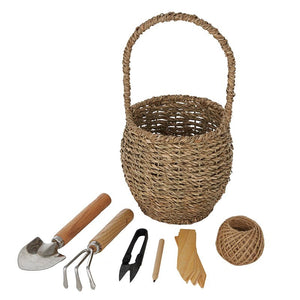 Peggy Garden Tools Set w/ Basket 14x28cm