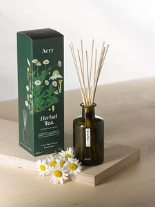 Aery Botanical Green Reed Diffuser - Herbal Tea