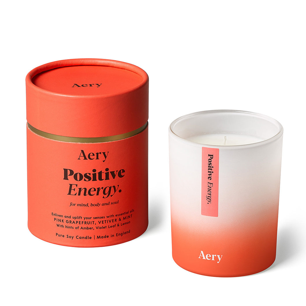 Aery Aromatherapy Soy Candle - Positive Energy