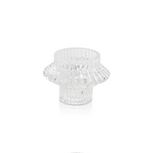 Load image into Gallery viewer, Aida Vintage Candle Holder - Clear
