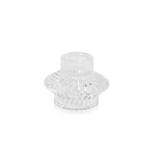 Load image into Gallery viewer, Aida Vintage Candle Holder - Clear
