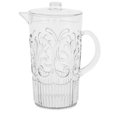 Acrylic Scollop Pitcher - Clear