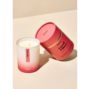 Aery Aromatherapy Soy Candle - Good Vibes