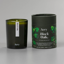Load image into Gallery viewer, Aery Botanical Green Soy Candle - Black Oak
