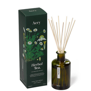 Aery Botanical Green Reed Diffuser - Herbal Tea