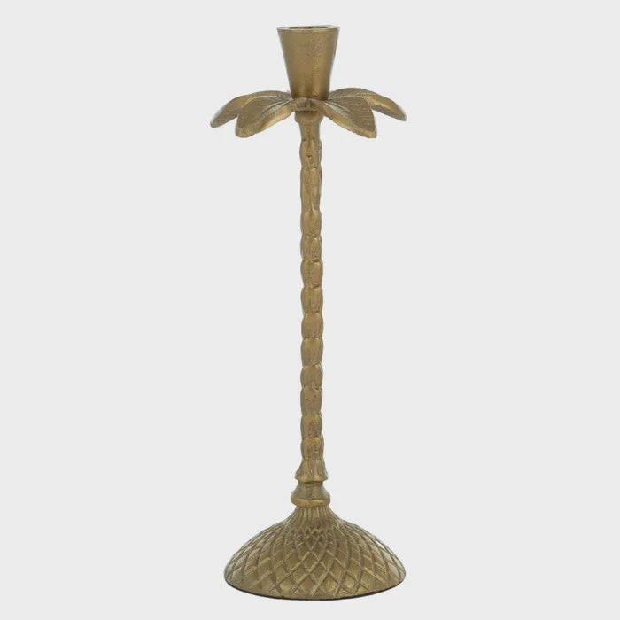 Alajuela Metal Candleholder 10x30cm Gold