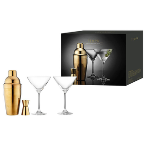Aurora 4pc Gift Cocktail Set - Gold