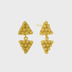 Azar Triangle Drop Earrings