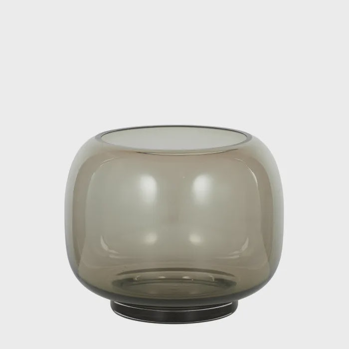 Barbette Glass Vase 23x19cm Almond