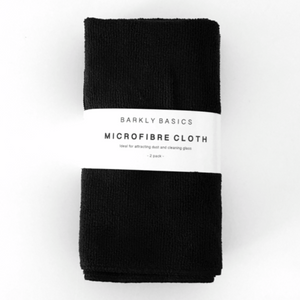 Microfibre Cloth 2 Pack - Black