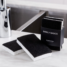 Load image into Gallery viewer, Black And White Scourer Sponge
