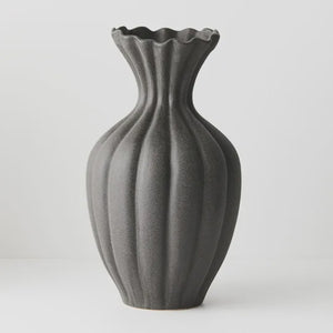 Basma Vase Black 40x22cm