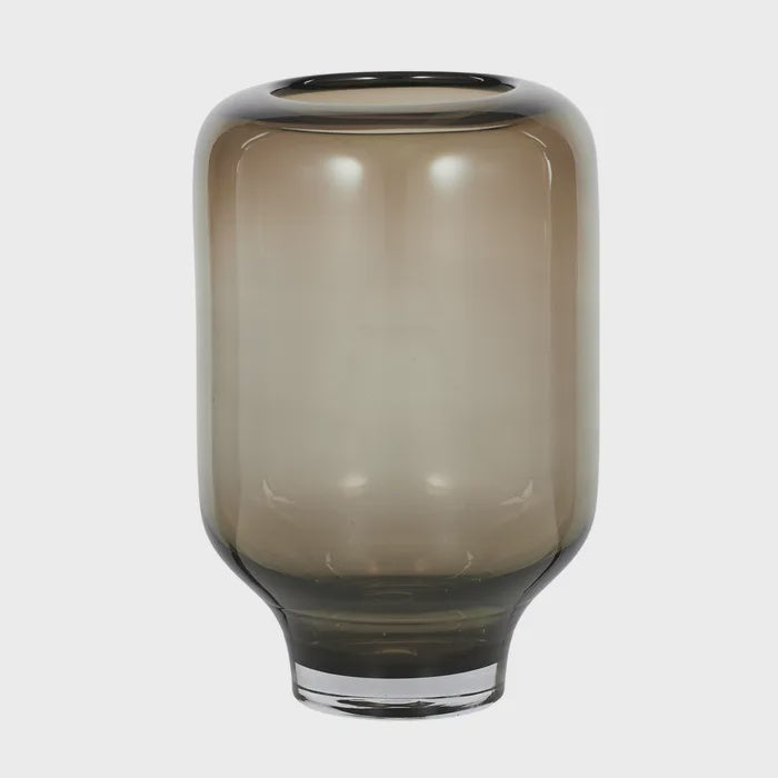 Bellona Glass Vase 17x28cm Almond