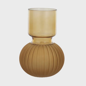 Calloway Glass Vase18x26cm - Amber
