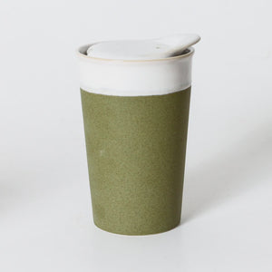 Ceramic Keep Cup Tall - Sprout Green