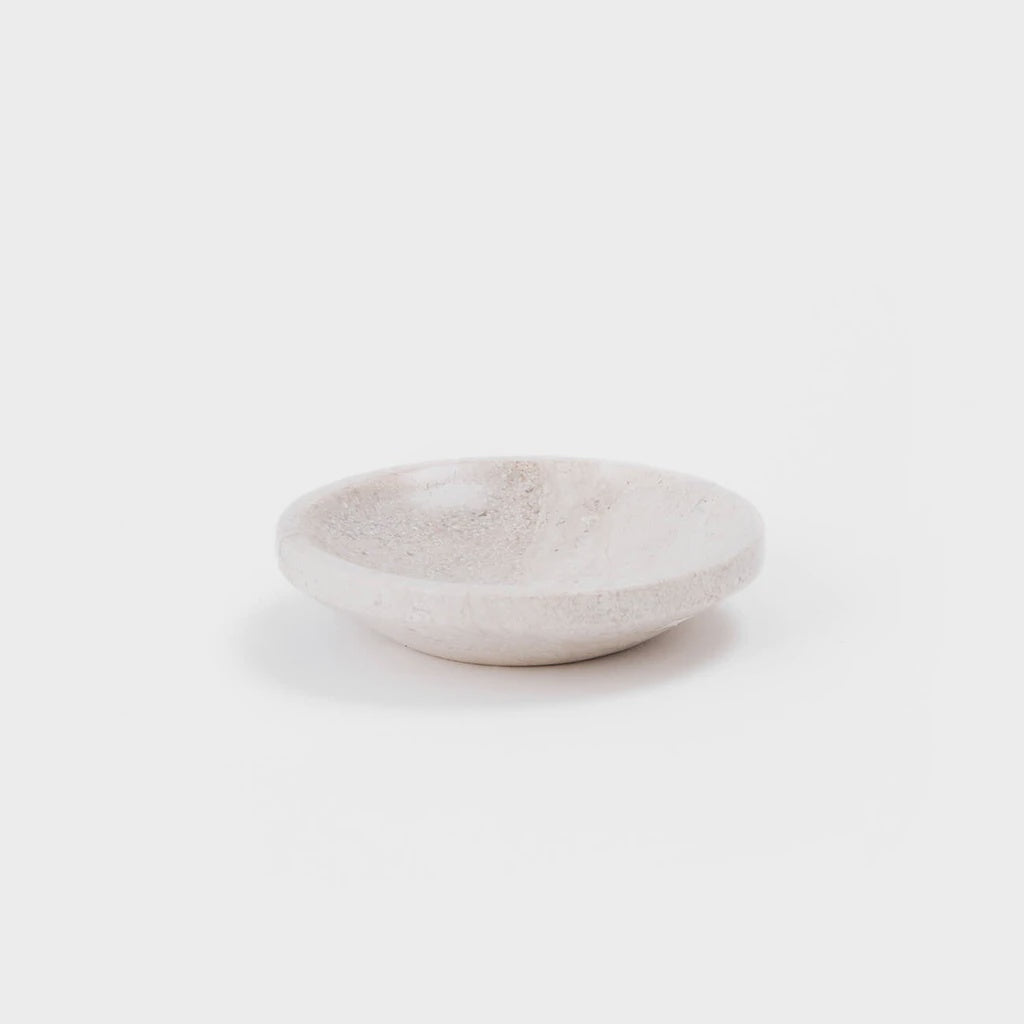 Chiara Marble Trinket Bowl 9cm - Beige