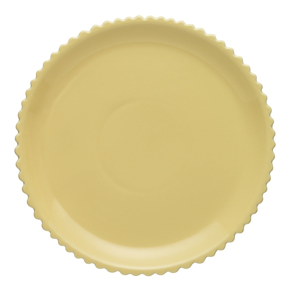 Belle Round Platter 33cm - Lemon