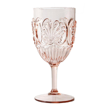 Load image into Gallery viewer, Acrylic Wine Glass Scollop - Blush
