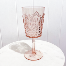Load image into Gallery viewer, Acrylic Wine Glass Gemstone - Pink
