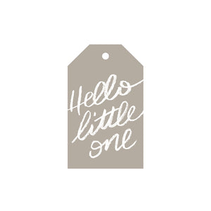 Hello Little One gift Tag