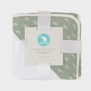 Hooded Towel - Sage