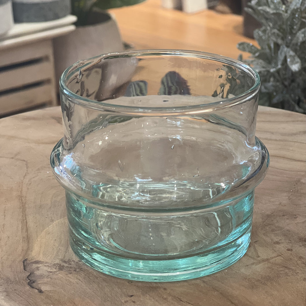 Velda Recycled Glass Votive/Vase 10x10cm
