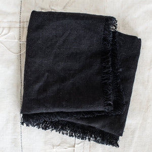 Swedish Linen Napkins S/4 - Black