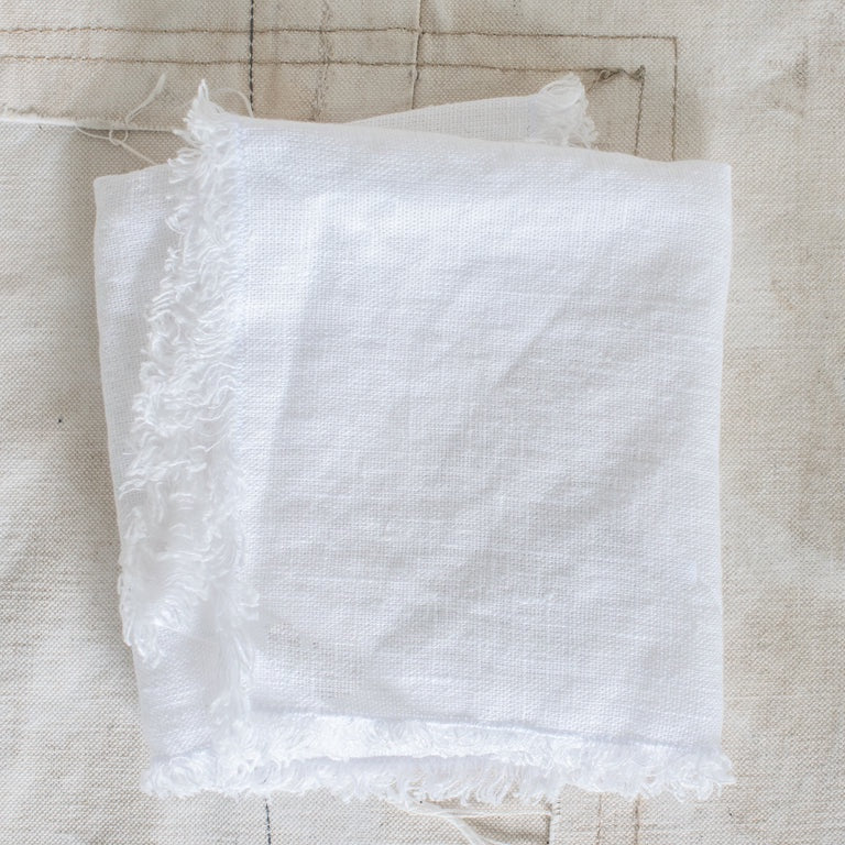Swedish Linen Napkins S/4 - White