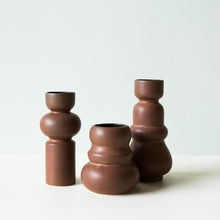 Load image into Gallery viewer, Klein Matte Brown Vase - Tall

