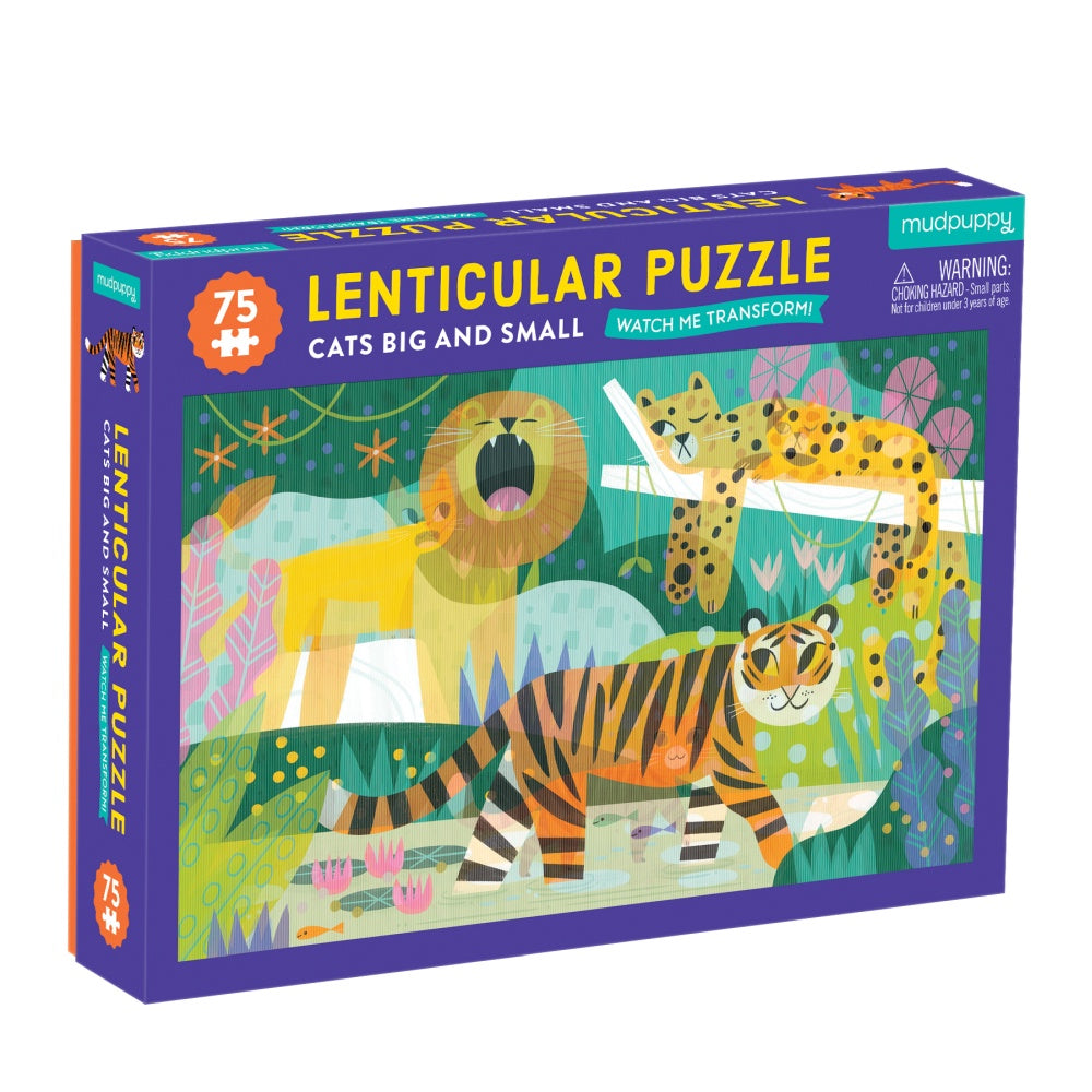 75pc Lenticular Puzzle - Cats