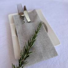Load image into Gallery viewer, Linen Look Paper Napkins 40x40cm Pk50 - Taupe
