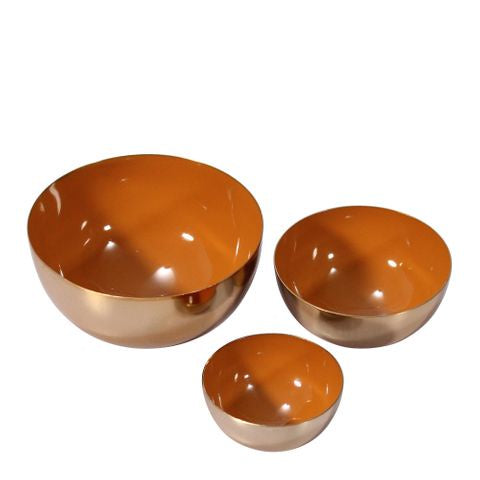 Monk Décor Brass Bowl Set of 3 Spice