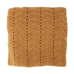 Handmade Crochet Blanket - Cinnamon
