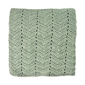 Handmade Crochet Blanket - Sage