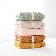 Load image into Gallery viewer, Handmade Crochet Blanket - Turmeric
