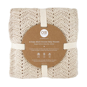 Handmade Crochet Blanket - Vanilla