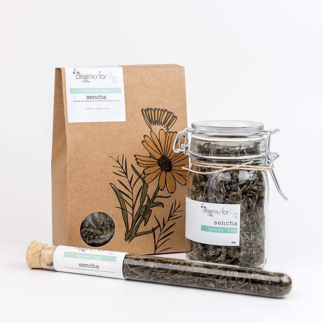 Organics for Lily Test Tube Tea - Sencha Green