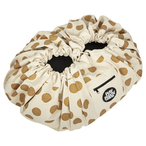 Printed Play Pouch - Glitter Gold Dots