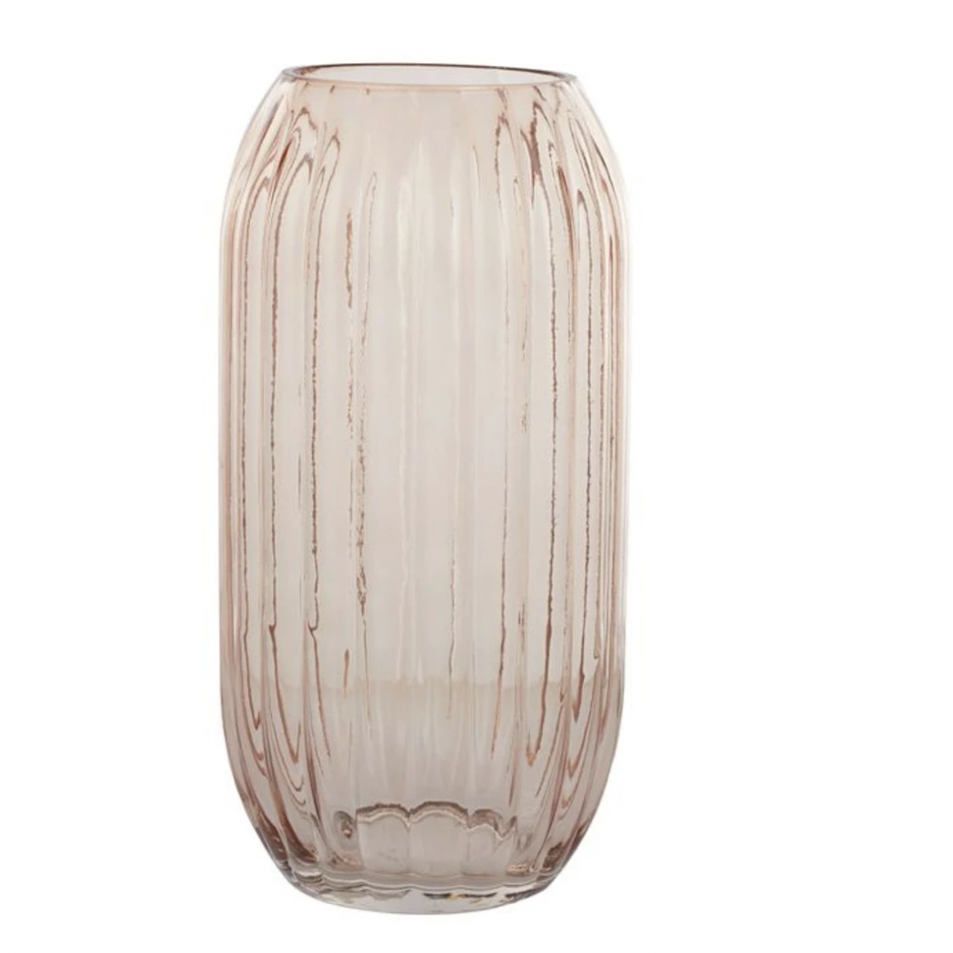 Lonnie Glass Vase 15x30cm Rose