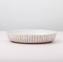 Load image into Gallery viewer, Tidal Salad Bowl Matt White 30cm
