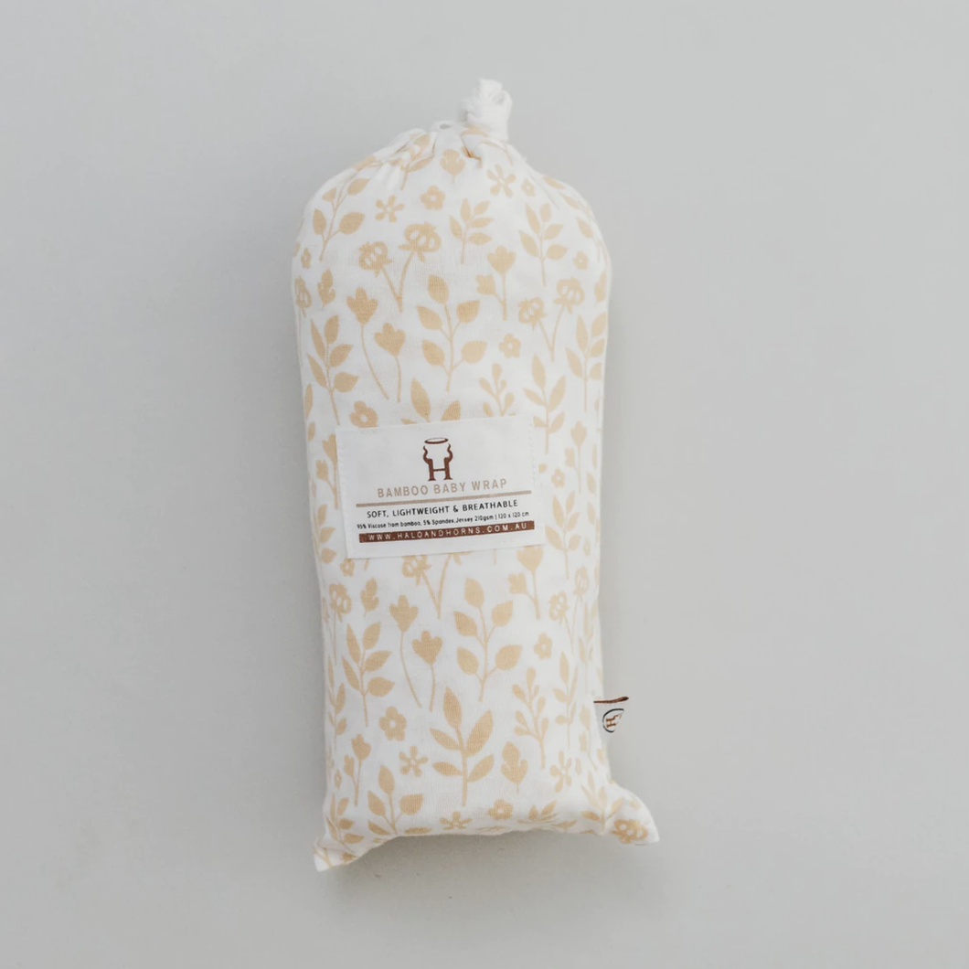 Bamboo Jersey Swaddle/Wrap - Meadow