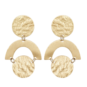 Hayman Earrings - Double Moon