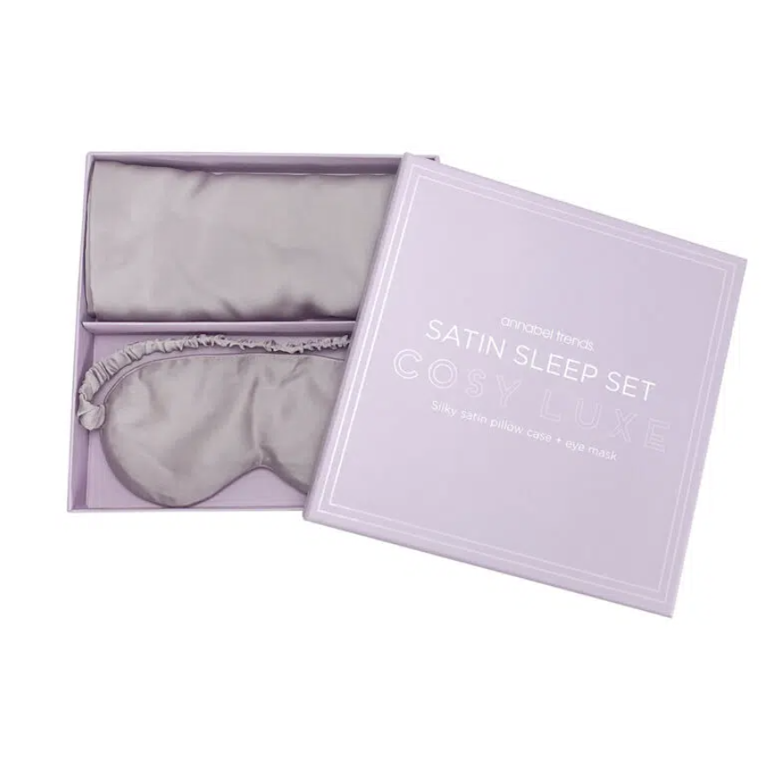 Cosy Luxe Satin Sleep Set - Lilac